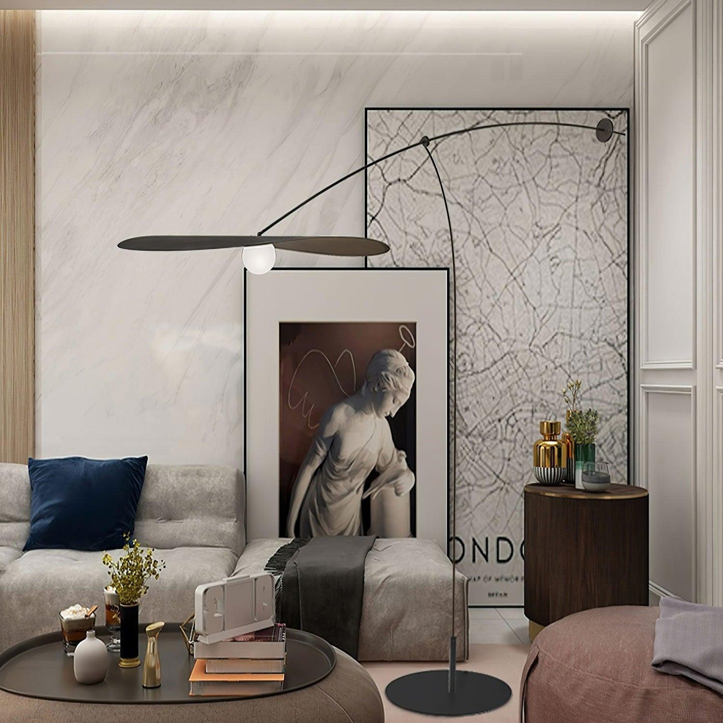 Alonso Floor Lamp - Modern LED Lighting for Living Room