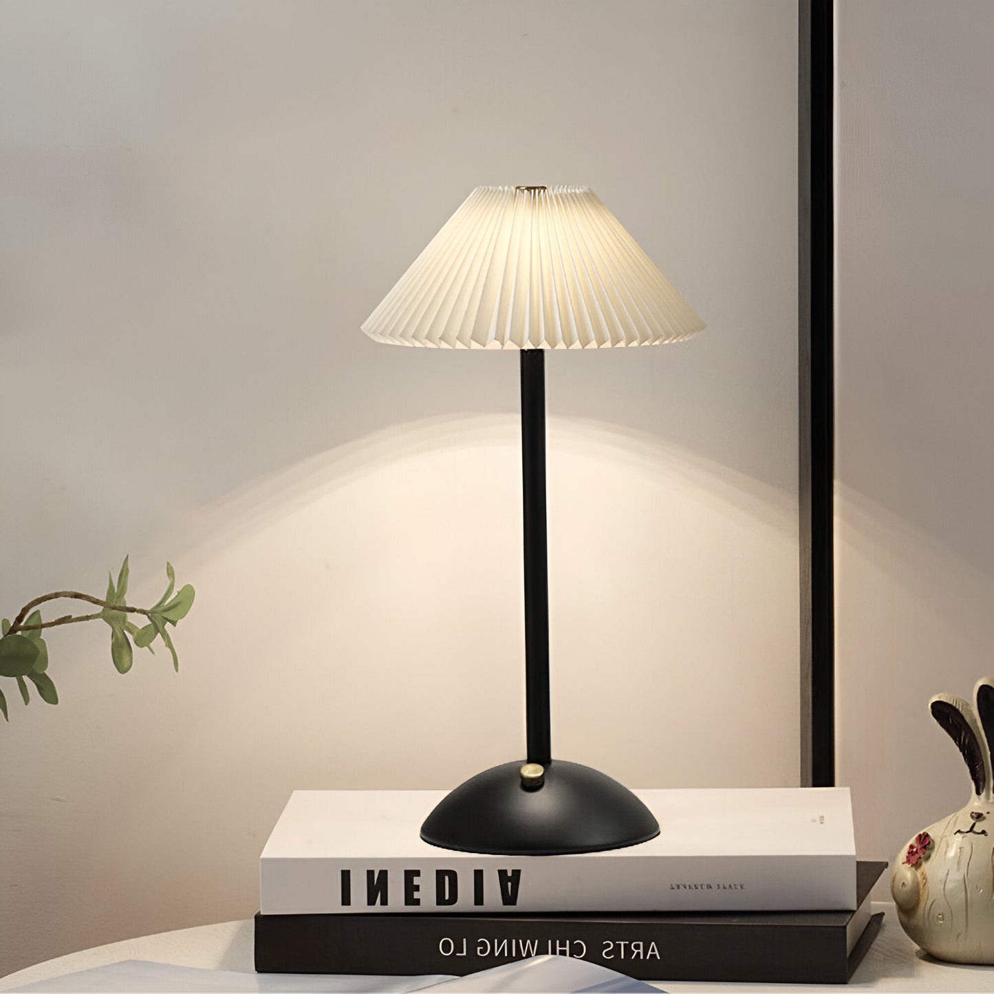 AluBrite Aluminium LED Umbrella Lamp - USB Rechargeable & Touch Dimmer