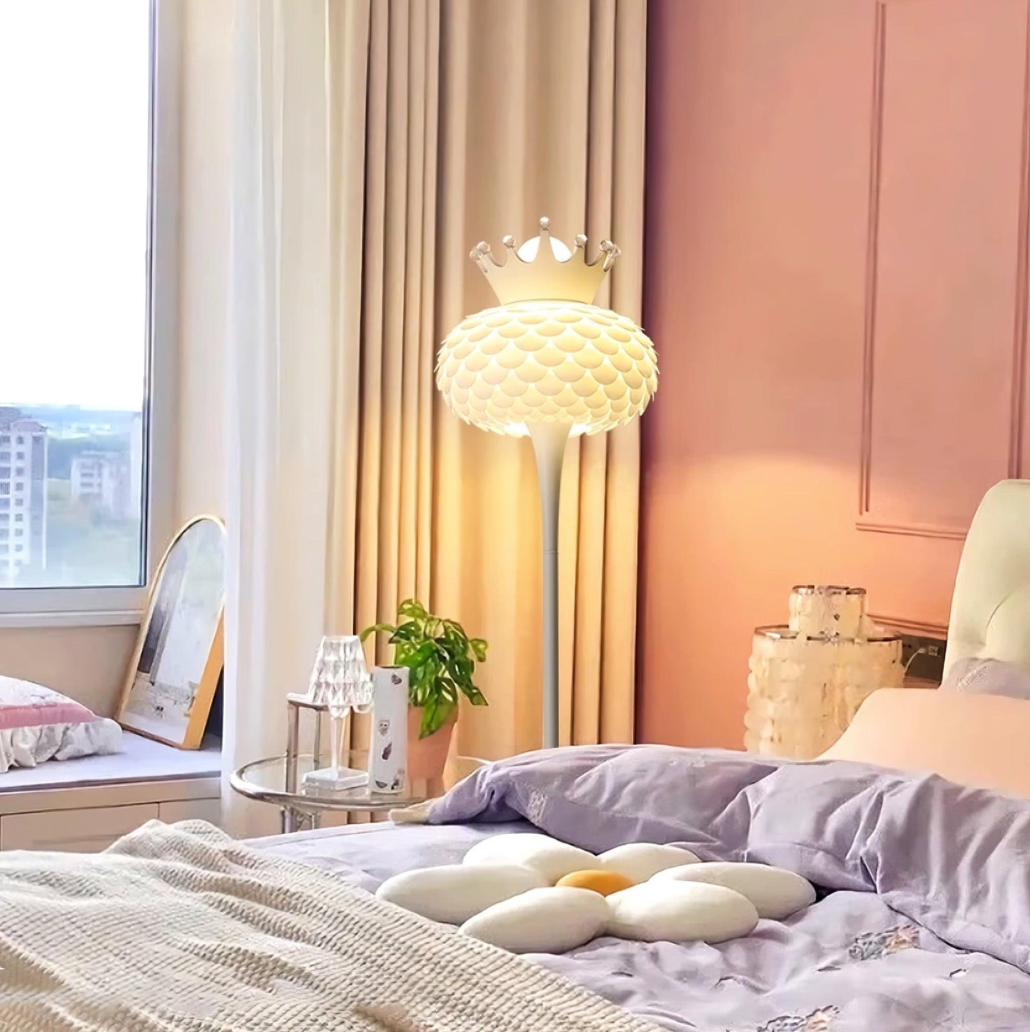 Aluvia Crown Floor Lamp LED Indoor Lighting - Modern Design