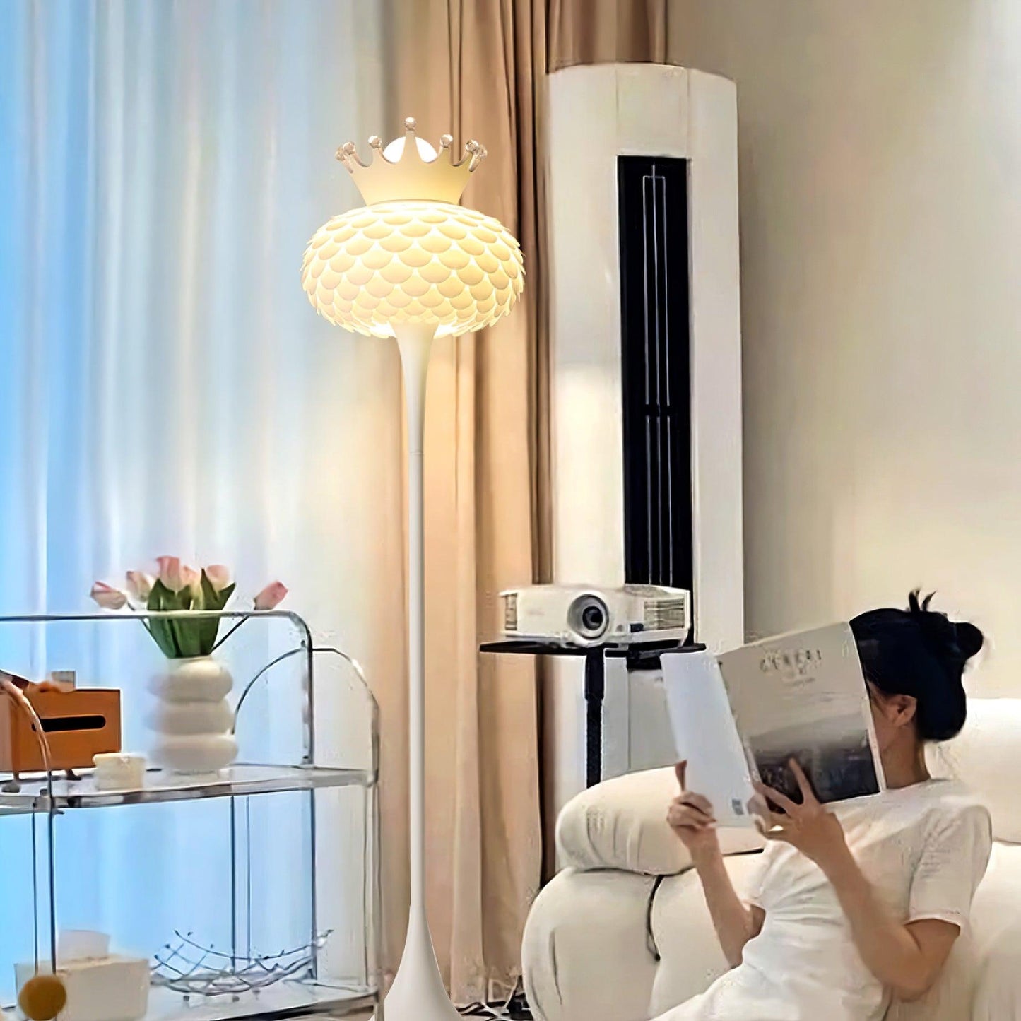 Aluvia Crown Floor Lamp LED Indoor Lighting - Modern Design