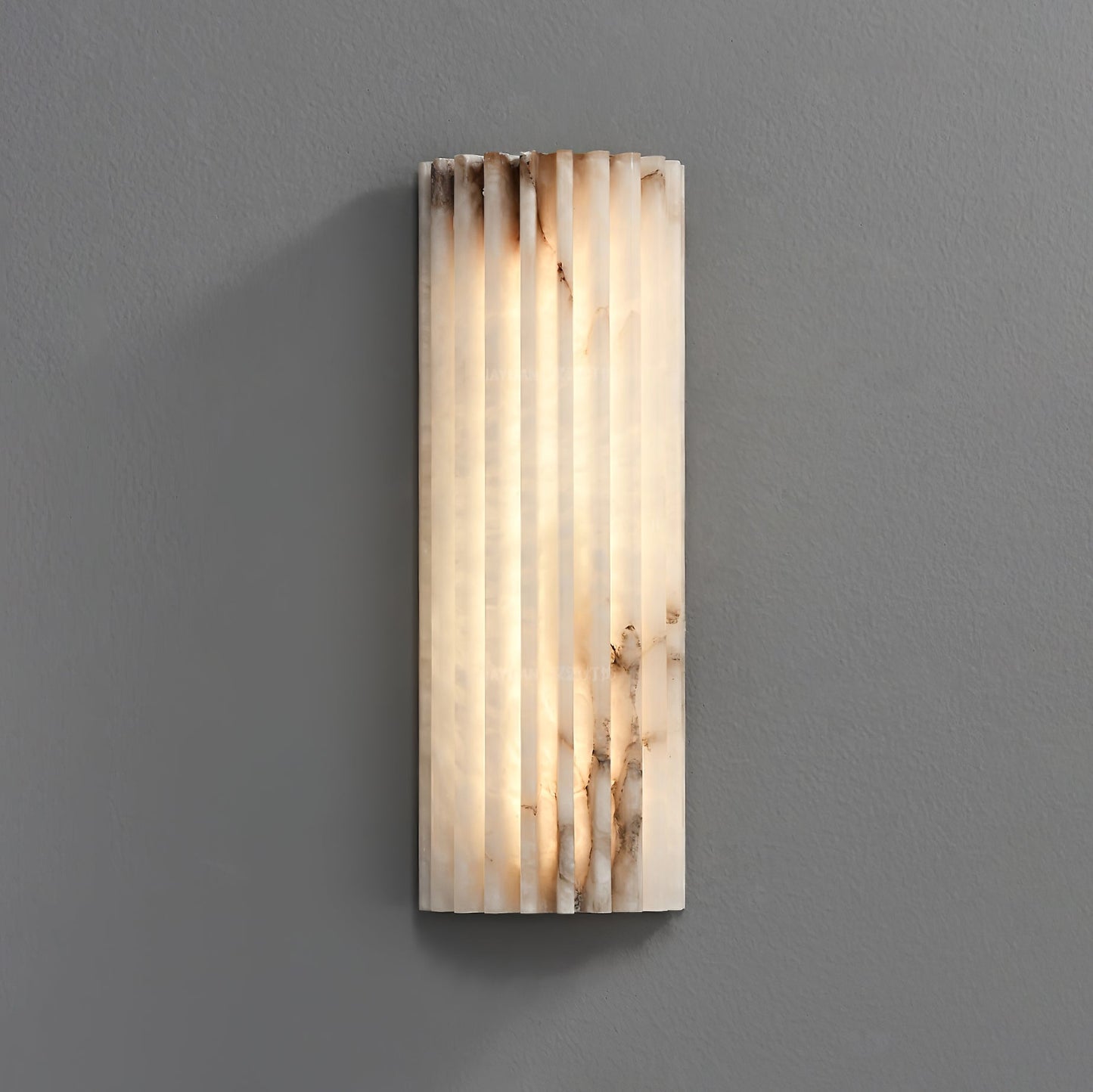 Alvia Alabaster Wall Light with Integrated LED - Indoor Use