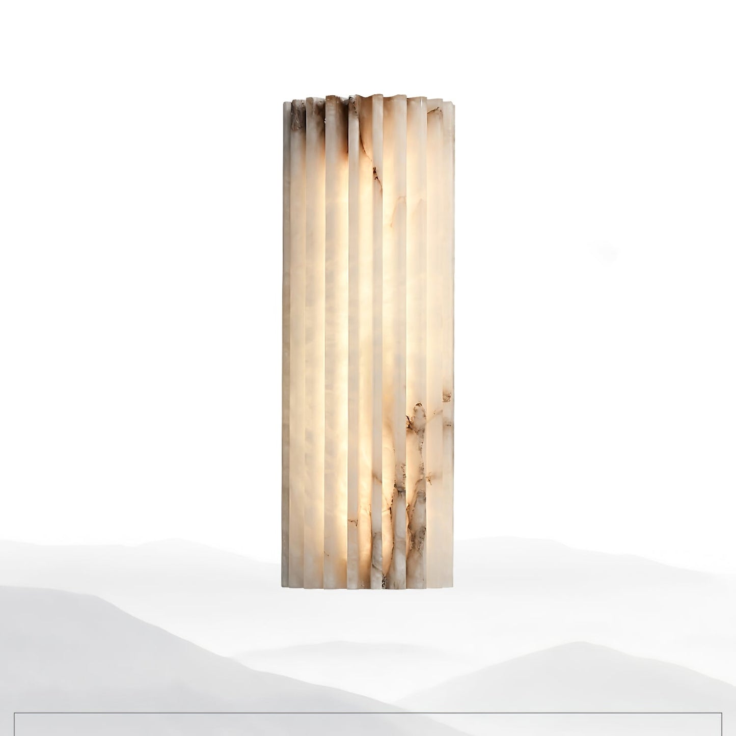 Alvia Alabaster Wall Light with Integrated LED - Indoor Use