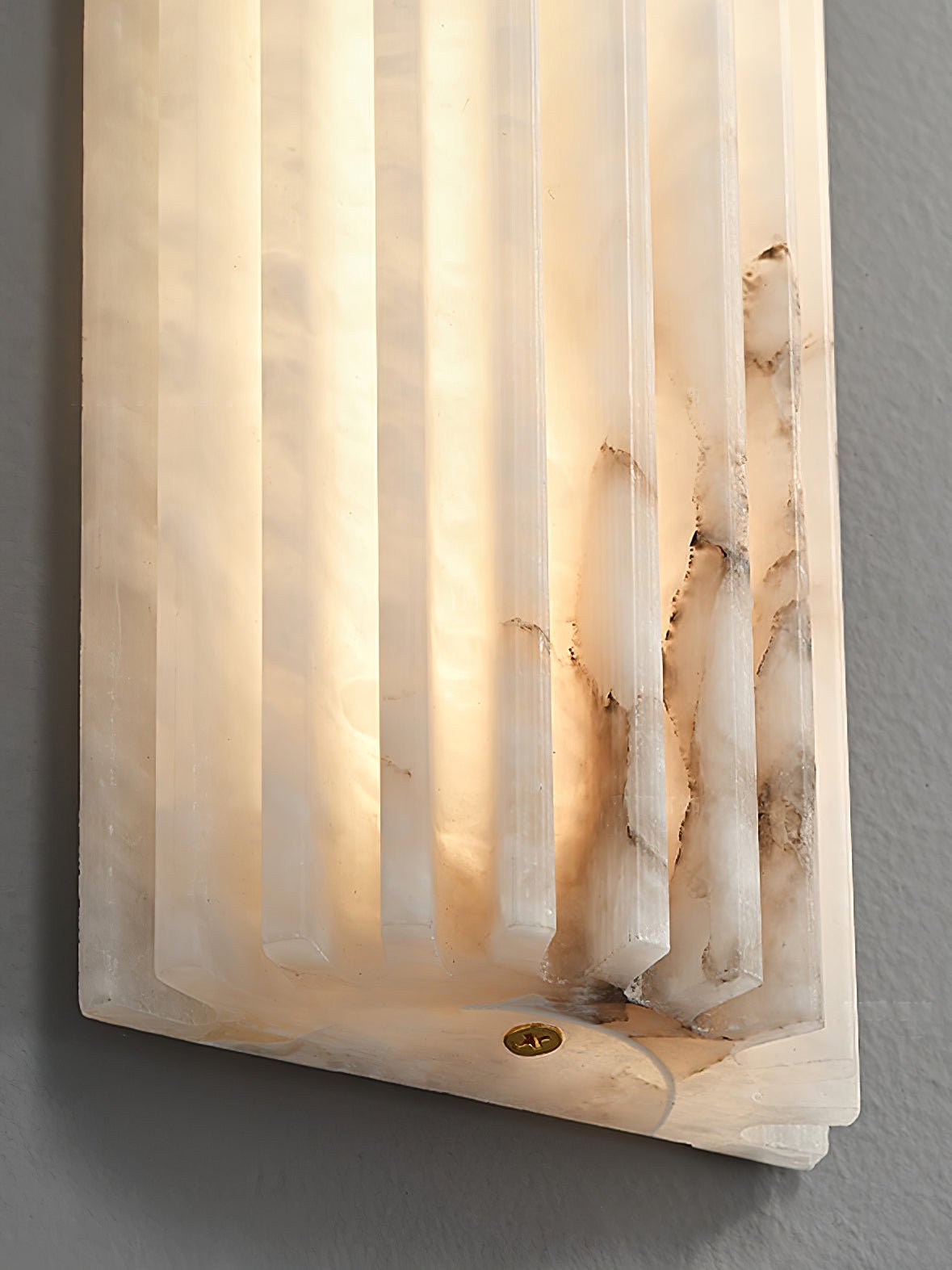 Alvia Alabaster Wall Light with Integrated LED - Indoor Use