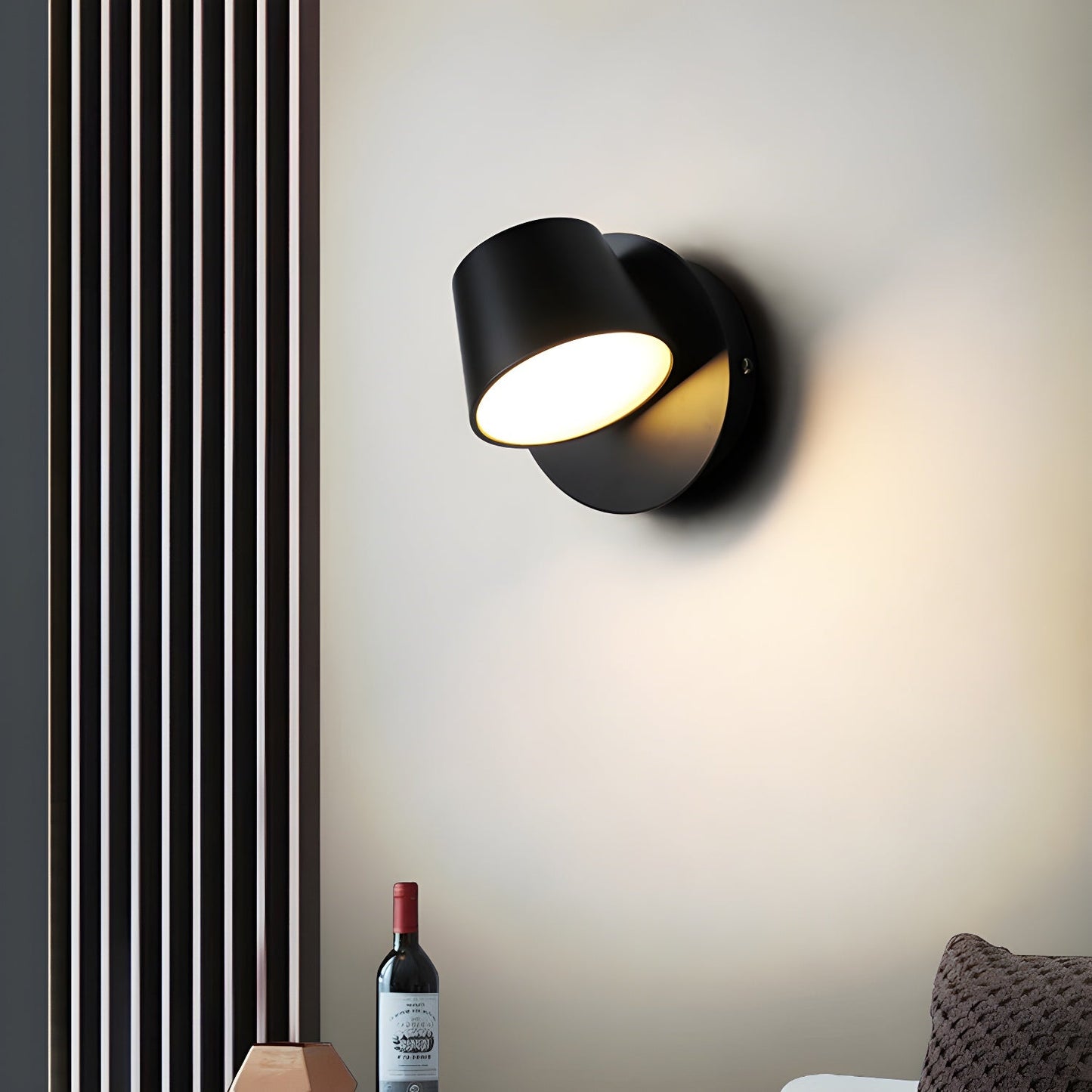 Angle Adjustable Plug-in Wall Lamp with LED Lighting