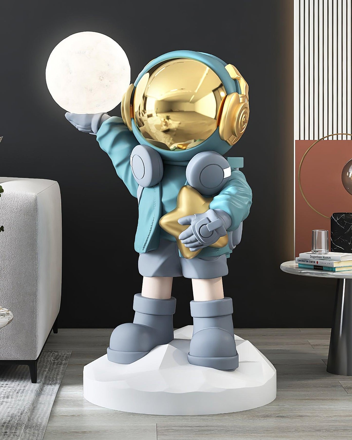 Apollo Astronaut Built-in Battery LED Floor Lamp