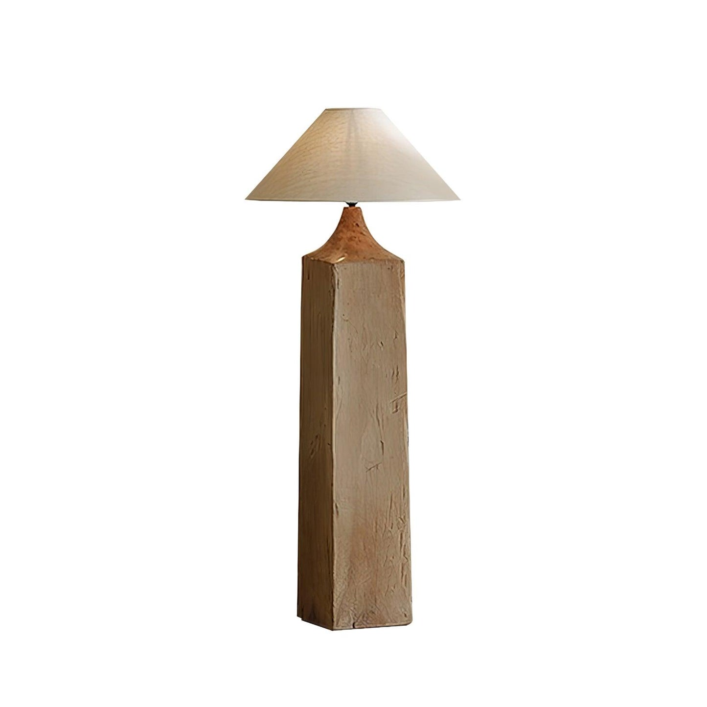 Arboreal Whisper Floor Lamp - LED, Wooden Base, Indoor Lighting