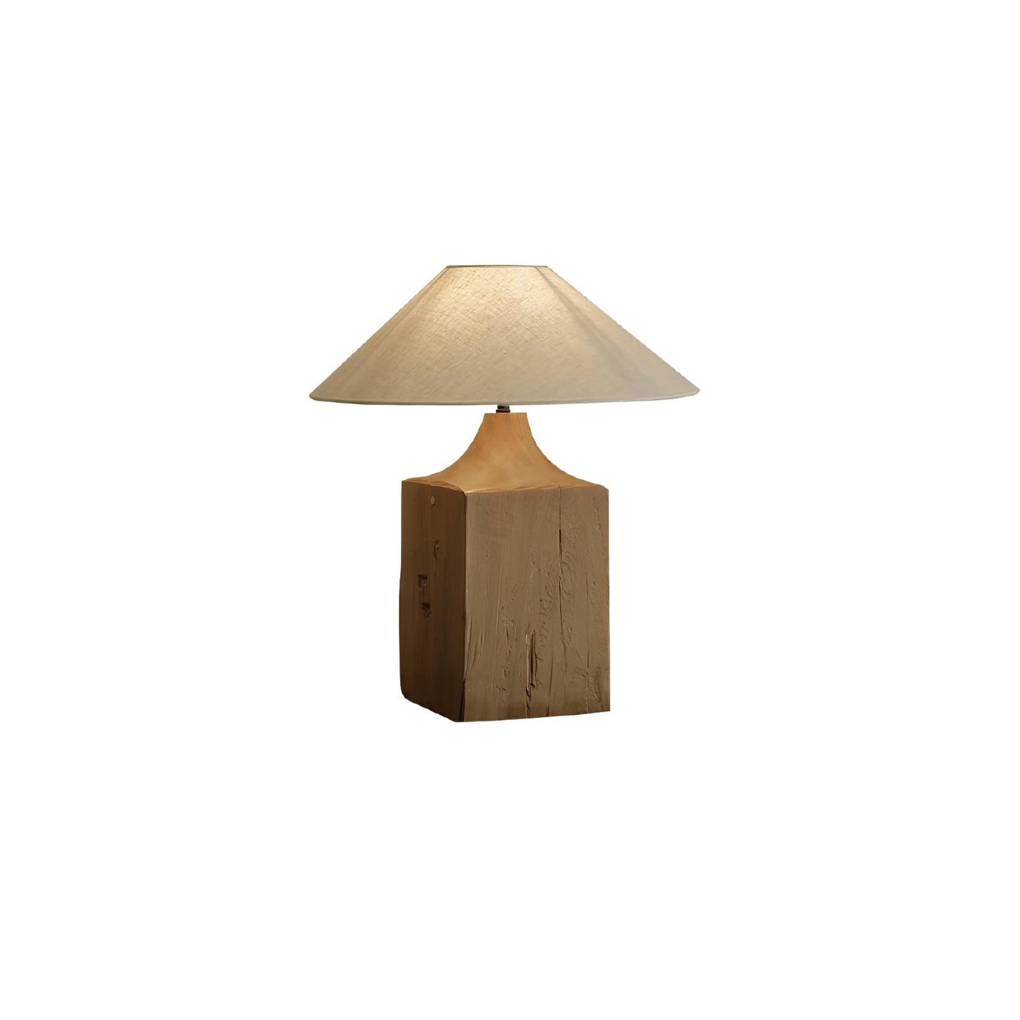 Arboreal Whisper Floor Lamp - LED, Wooden Base, Indoor Lighting