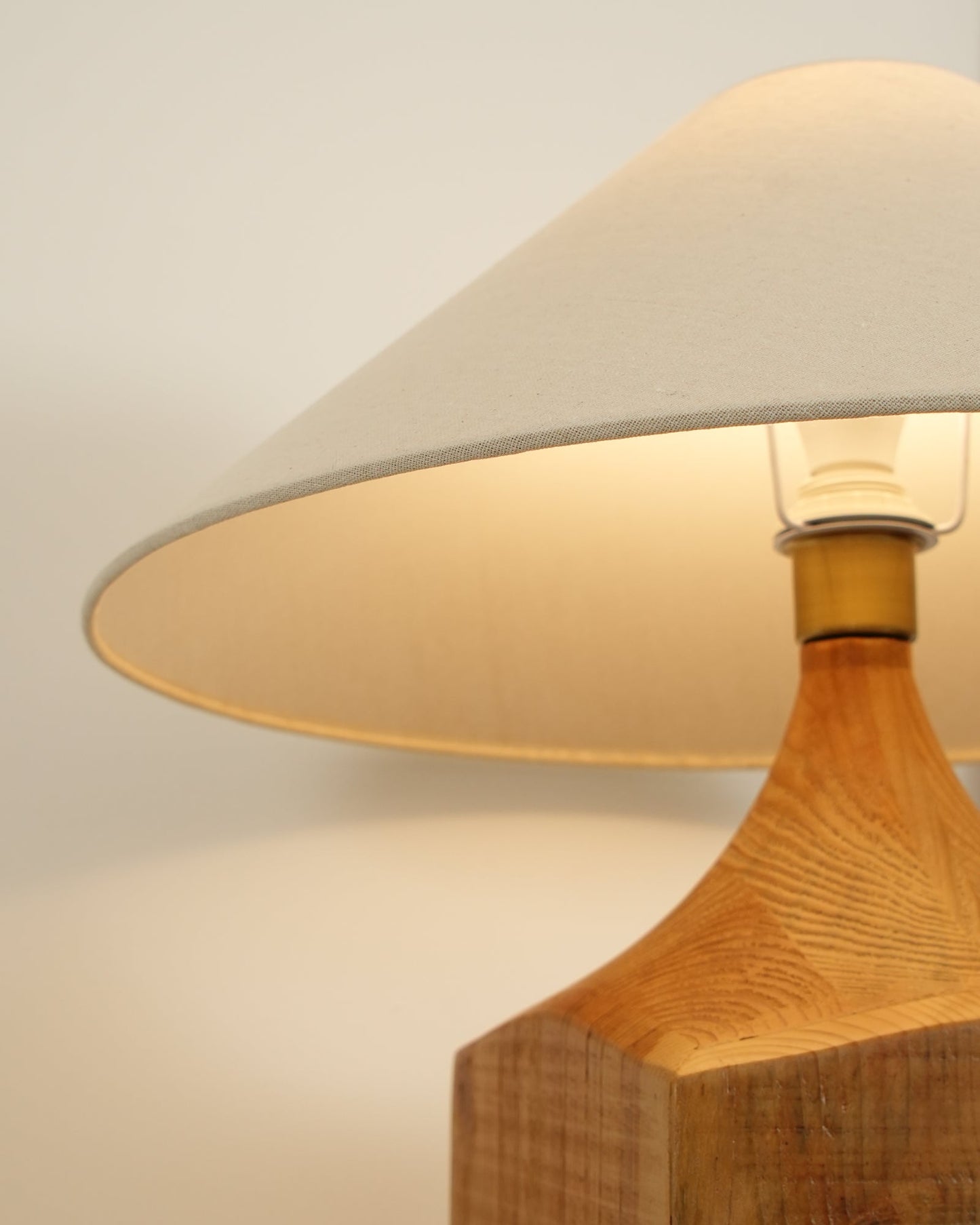 Arboreal Whisper Floor Lamp - LED, Wooden Base, Indoor Lighting