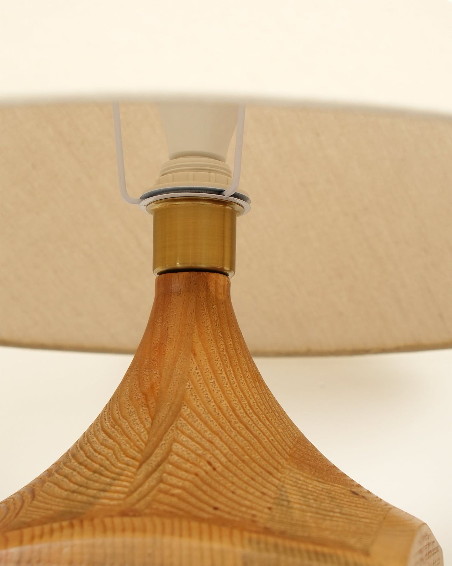 Arboreal Whisper Floor Lamp - LED, Wooden Base, Indoor Lighting