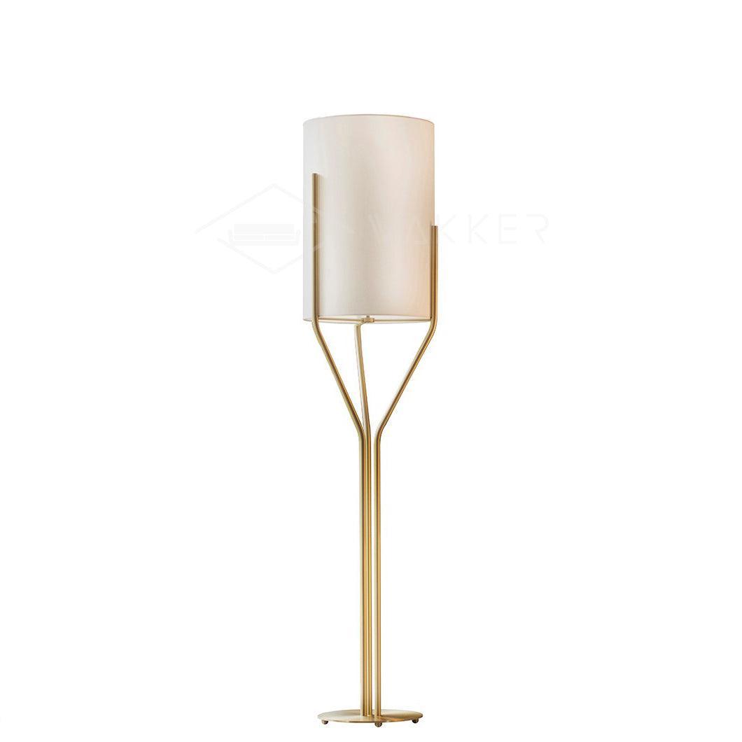 Arborescence Floor Lamp with LED, Adjustable Height, Brass Finishes
