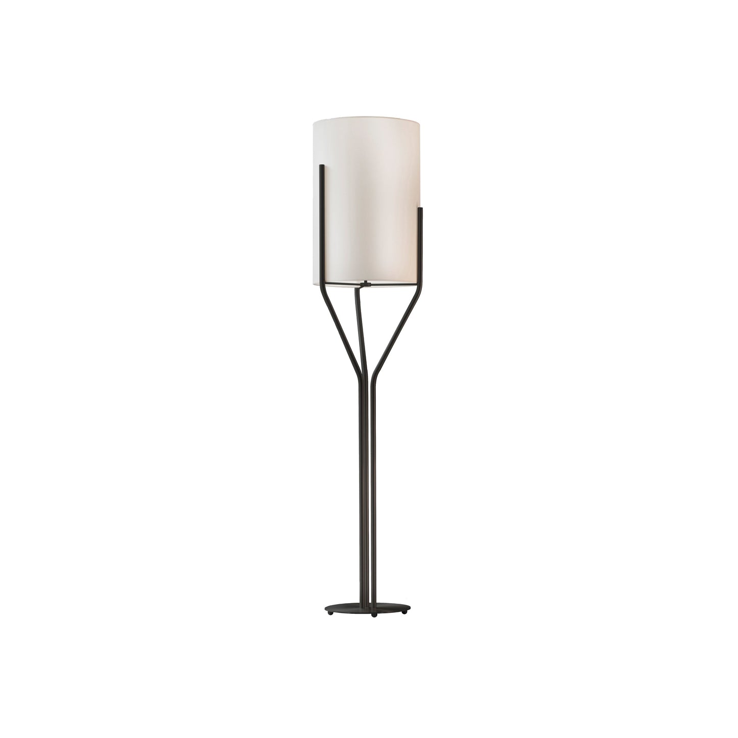 Arborescence Floor Lamp with LED, Adjustable Height, Brass Finishes