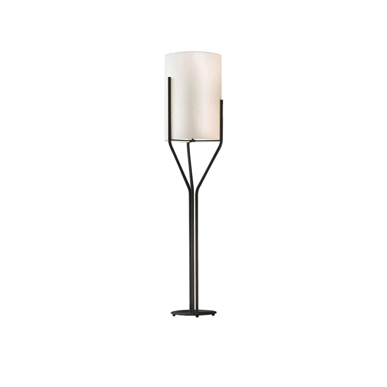 Arborescence Floor Lamp with LED, Adjustable Height, Brass Finishes