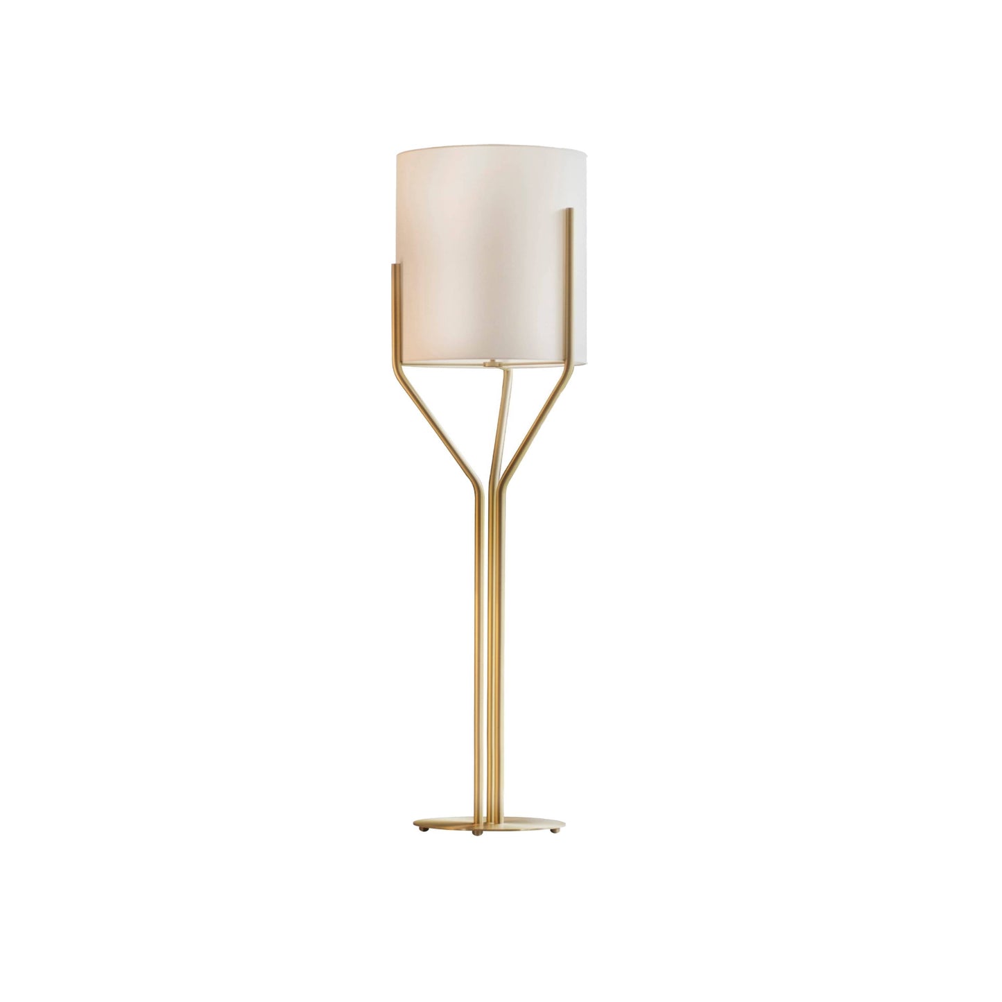 Arborescence Floor Lamp with LED, Adjustable Height, Brass Finishes
