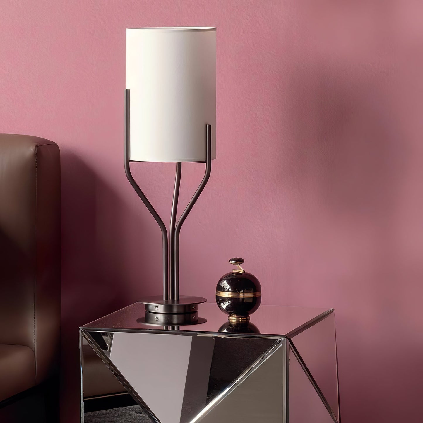 Arborescence Floor Lamp with LED, Adjustable Height, Brass Finishes
