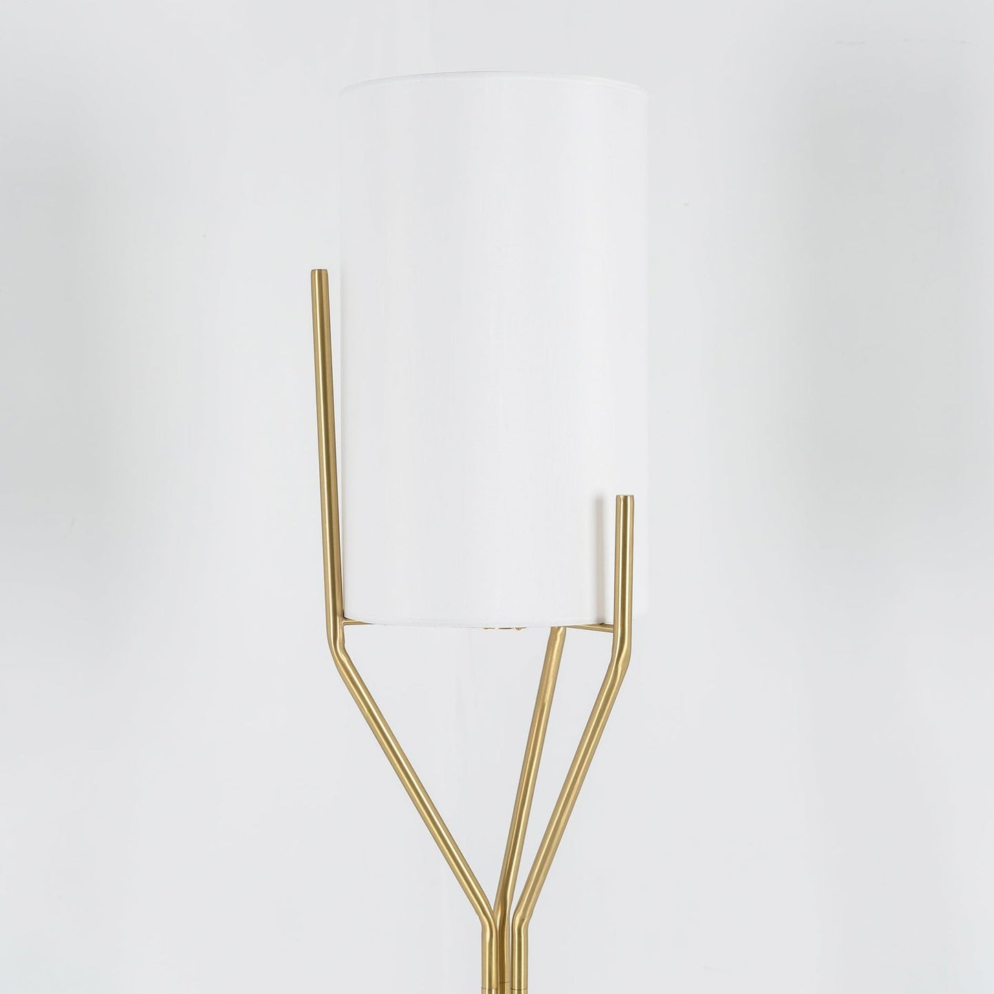 Arborescence Floor Lamp with LED, Adjustable Height, Brass Finishes