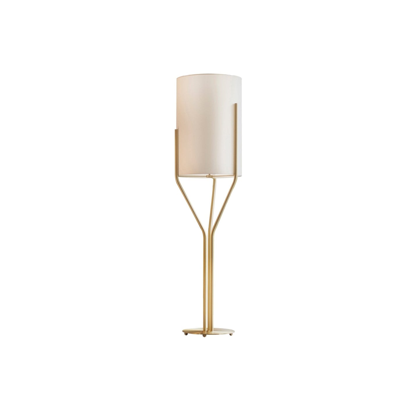 Arborescence Floor Lamp with LED, Adjustable Height, Brass Finishes