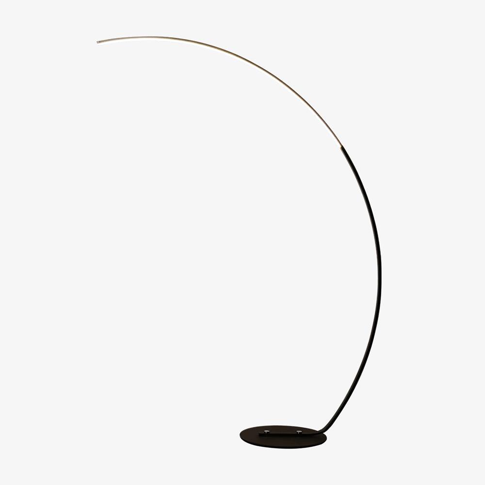 Arc Floor Lamp with Integrated LED - Modern Minimalist Design
