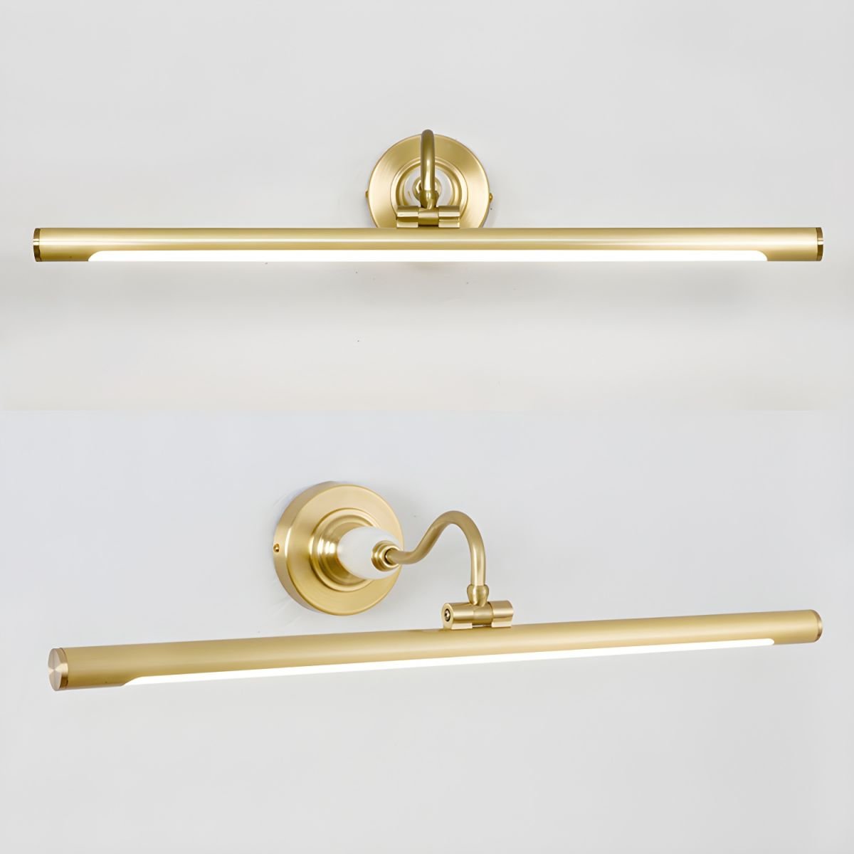 Archer Art Linear Wall Light - Antique Gold LED Design
