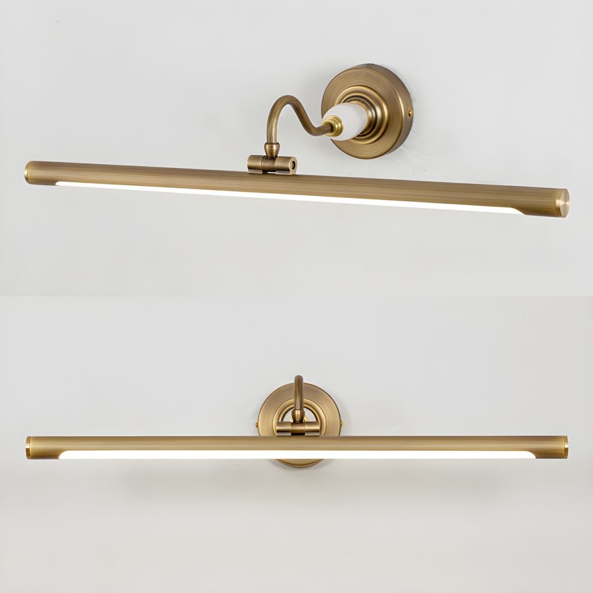 Archer Art Linear Wall Light - Antique Gold LED Design