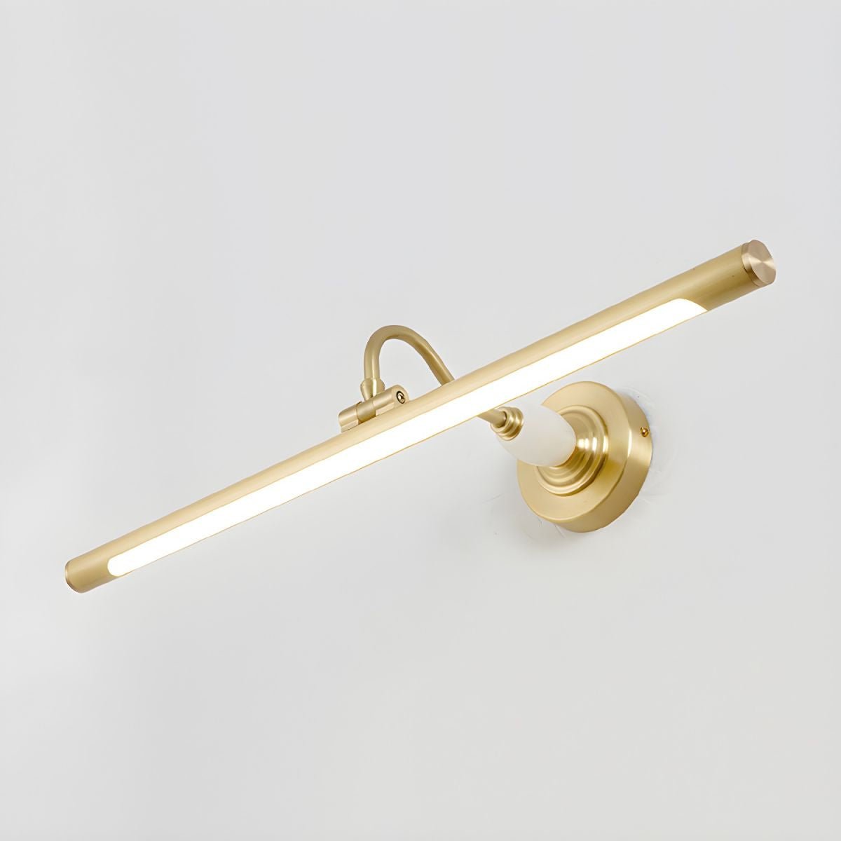 Archer Art Linear Wall Light - Antique Gold LED Design