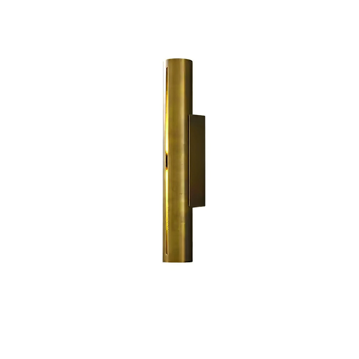 Aria Cylinder Wall Light LED Indoor Brass Fixture