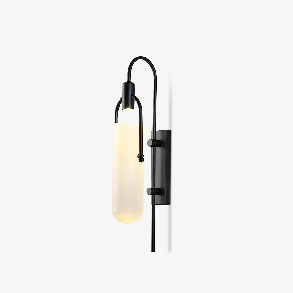Arc Wall Lamp Set of 2, LED Glass Indoor Lighting