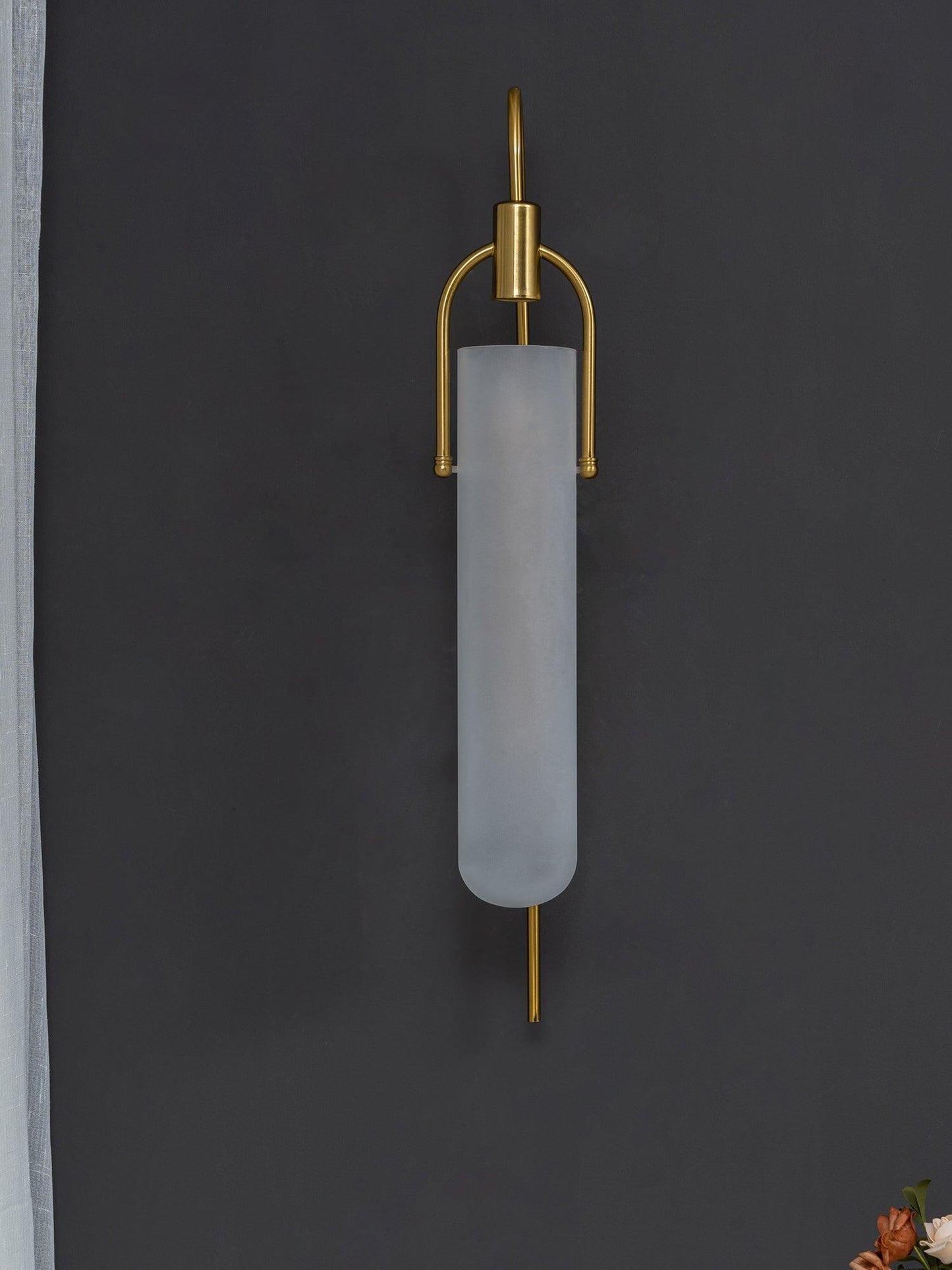 Arc Wall Lamp Set of 2, LED Glass Indoor Lighting