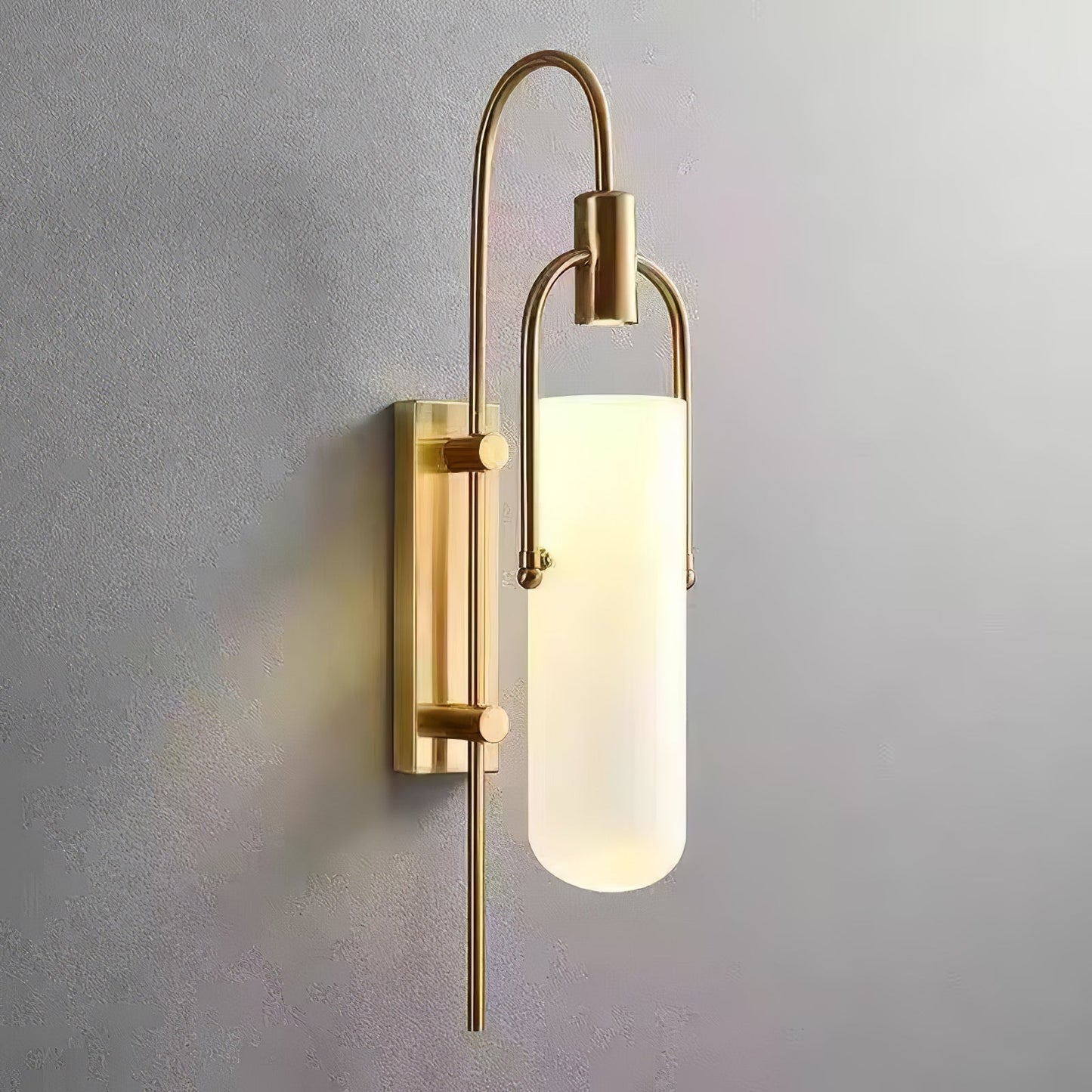 Arc Wall Lamp Set of 2, LED Glass Indoor Lighting