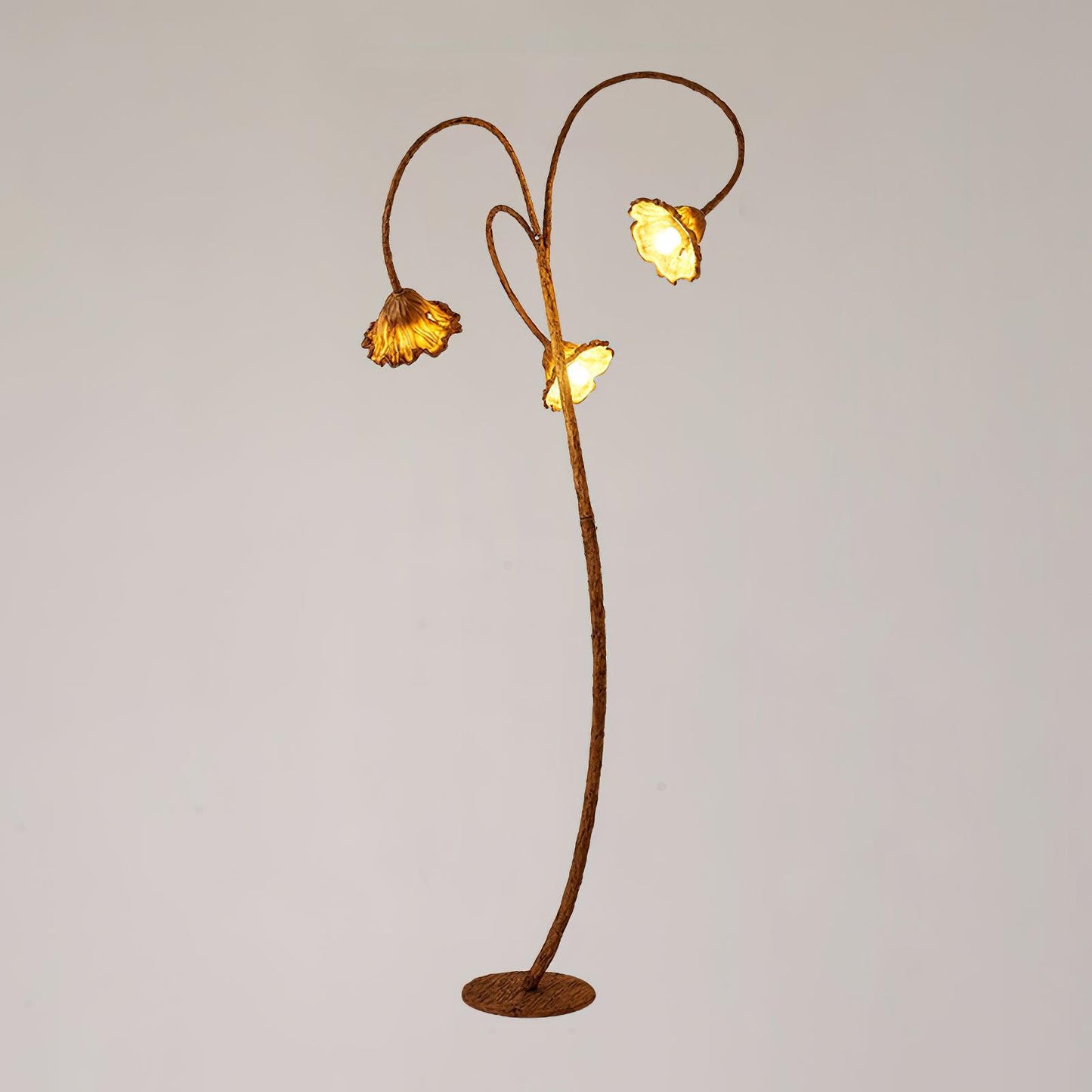 Artistic Lotus Leaf Floor Lamp LED Indoor Lighting Decor