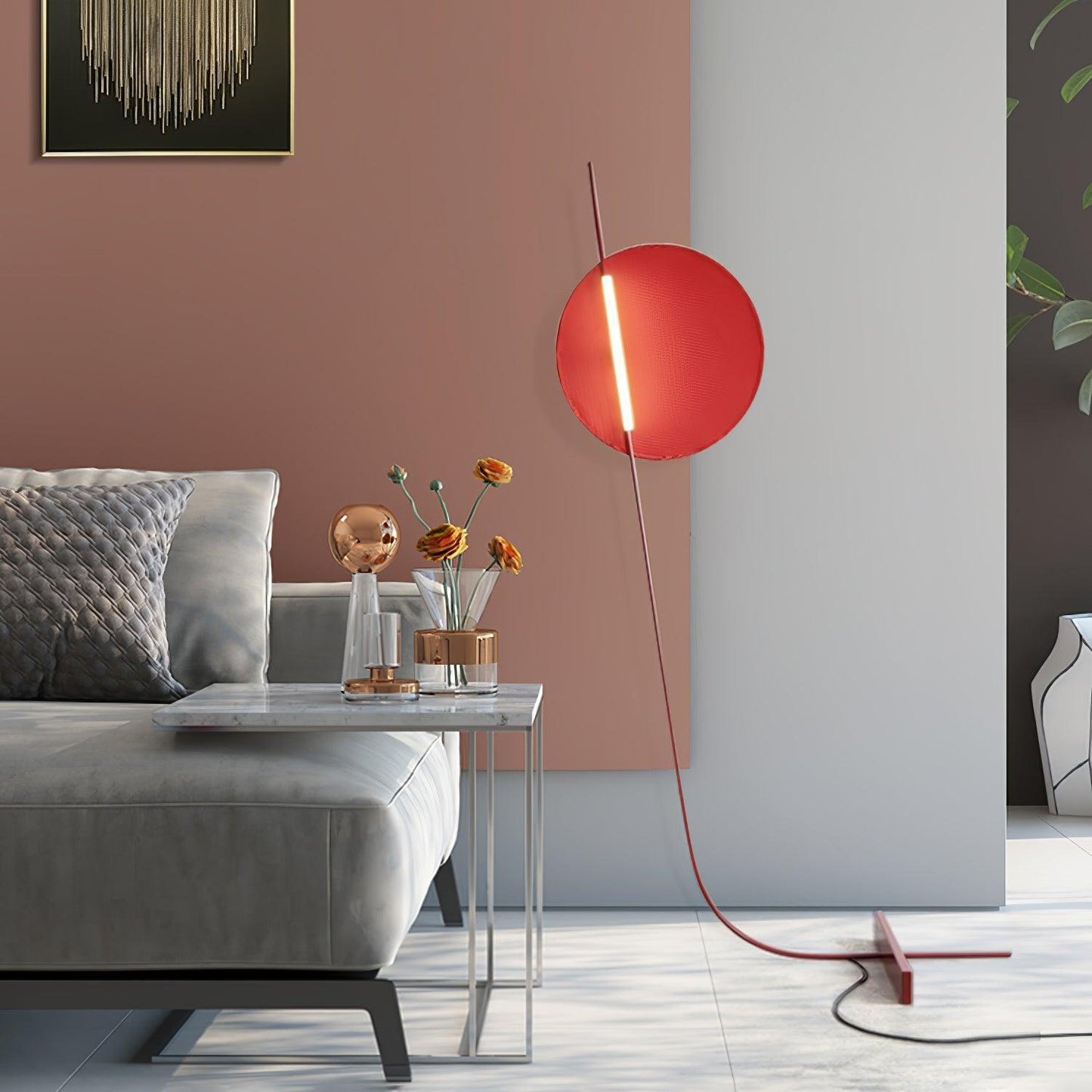 Athletes Floor Lamp - Modern LED Design for Home Decor