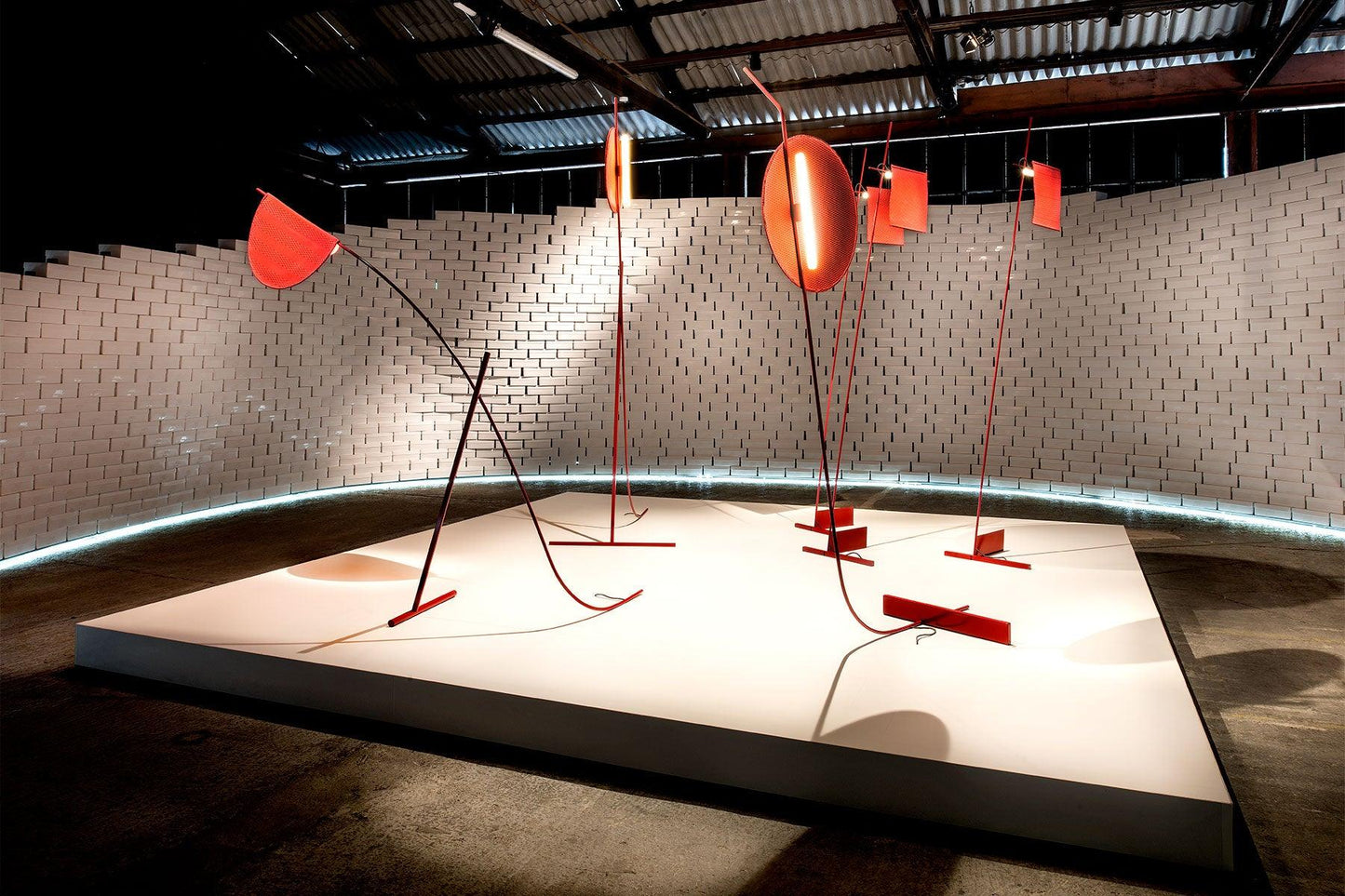 Athletes Floor Lamp - Modern LED Design for Home Decor