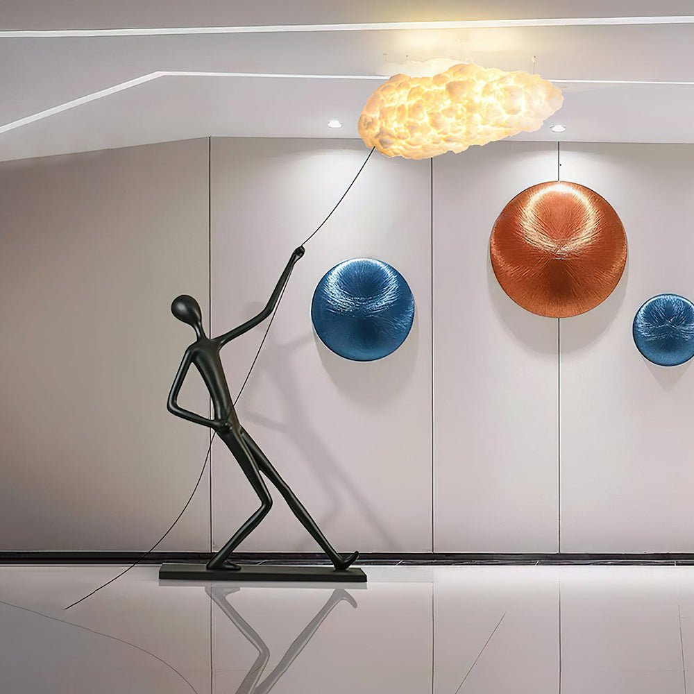 Atlas Cloud Sculpture Floor Lamp - LED Indoor Lighting