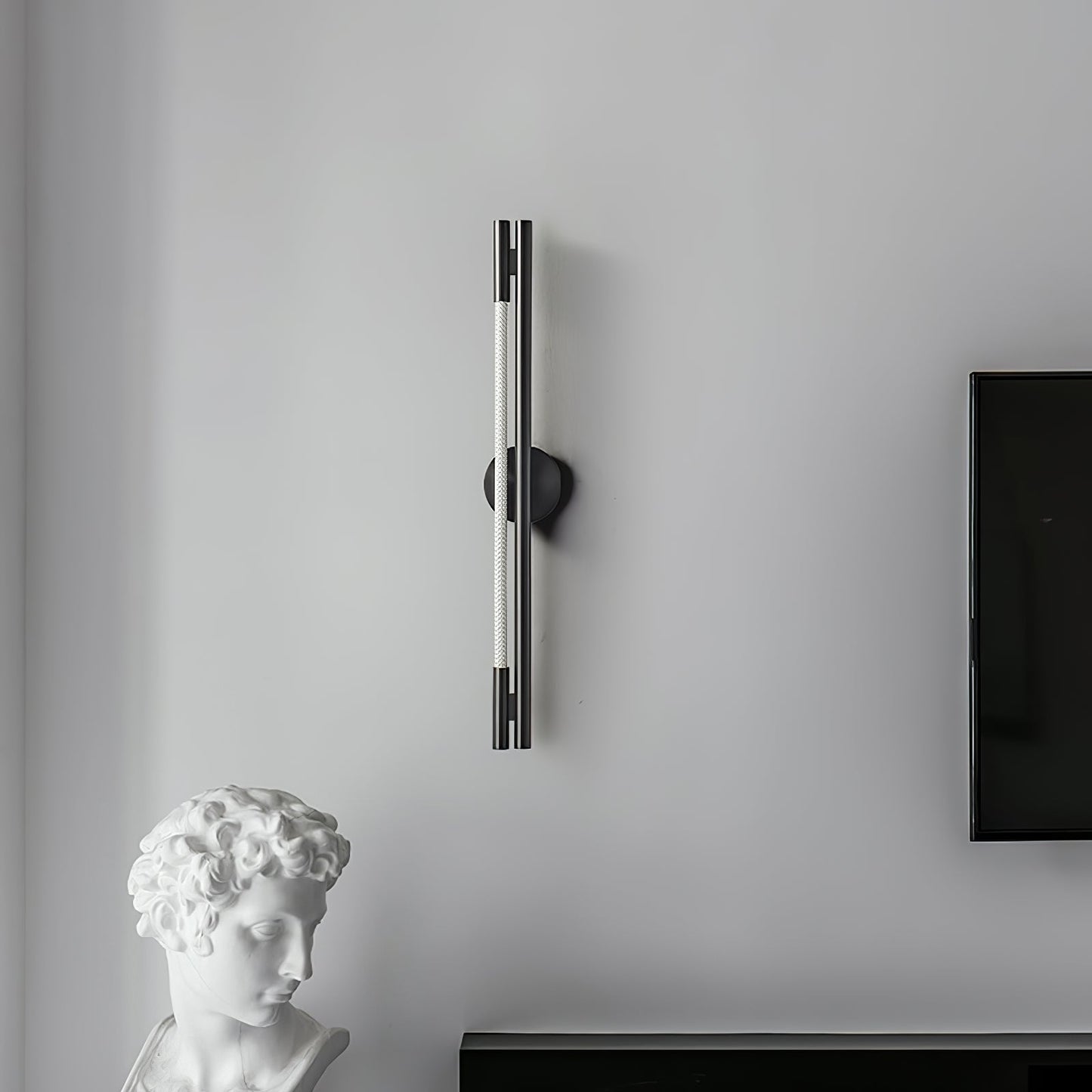 Aurora Rod Wall Light with Integrated LED and Dimmer