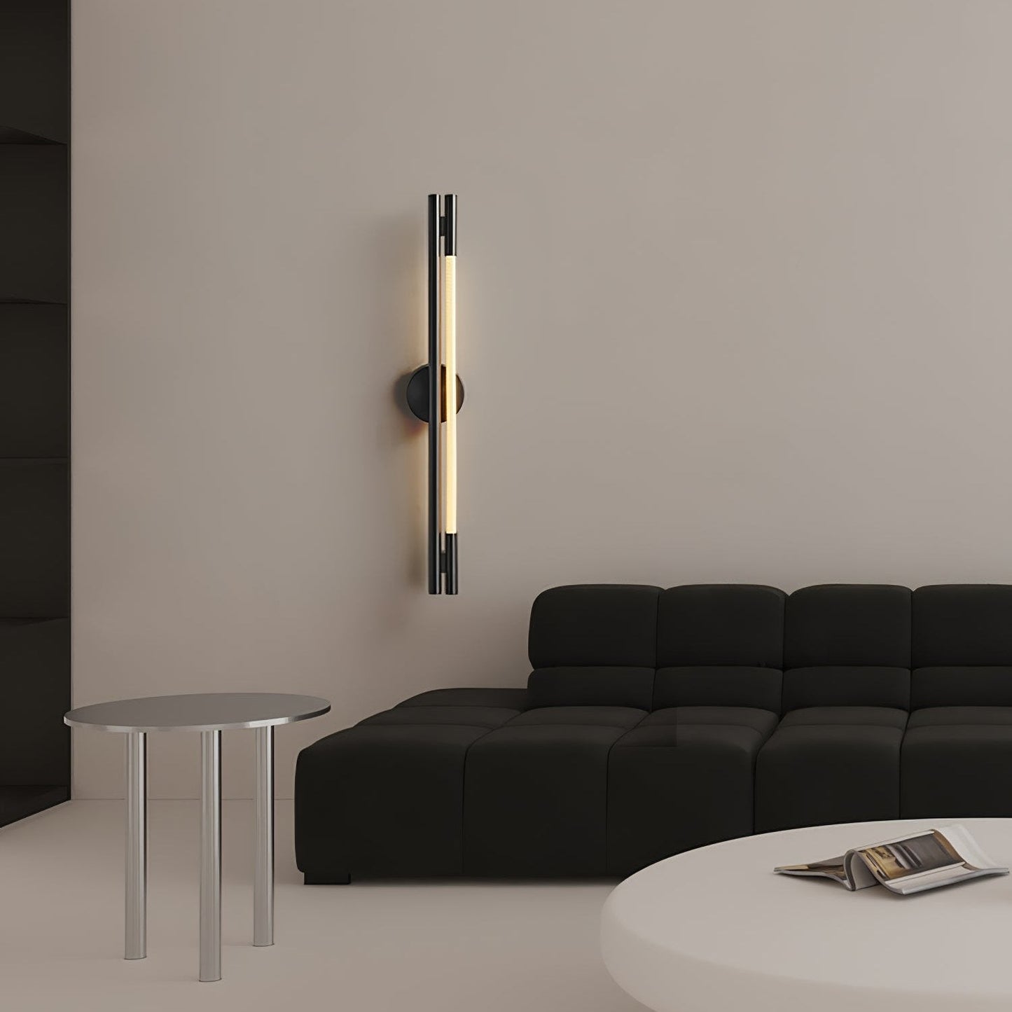 Aurora Rod Wall Light with Integrated LED and Dimmer