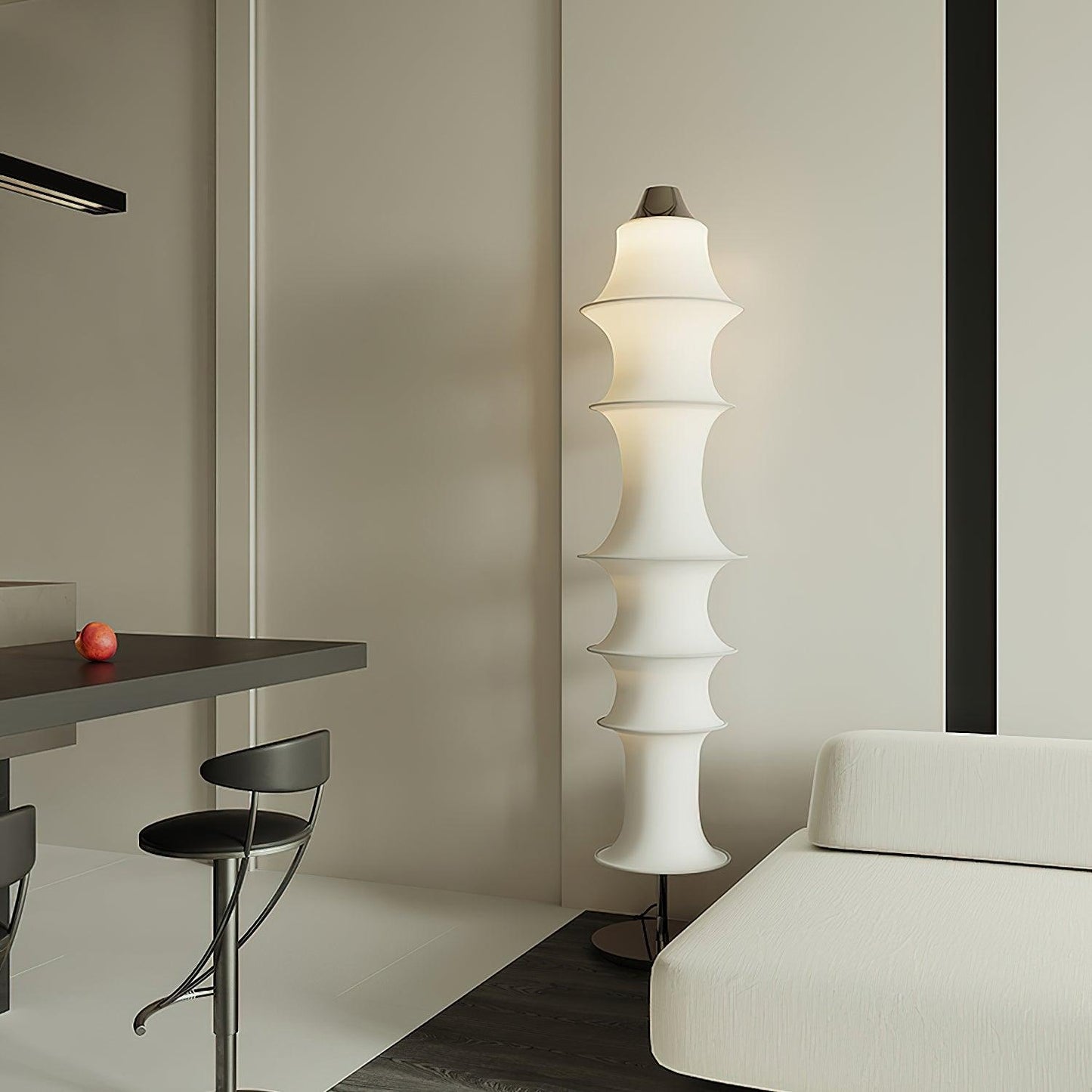 Auston Floor Lamp with LED Light, Modern Design, Indoor Use