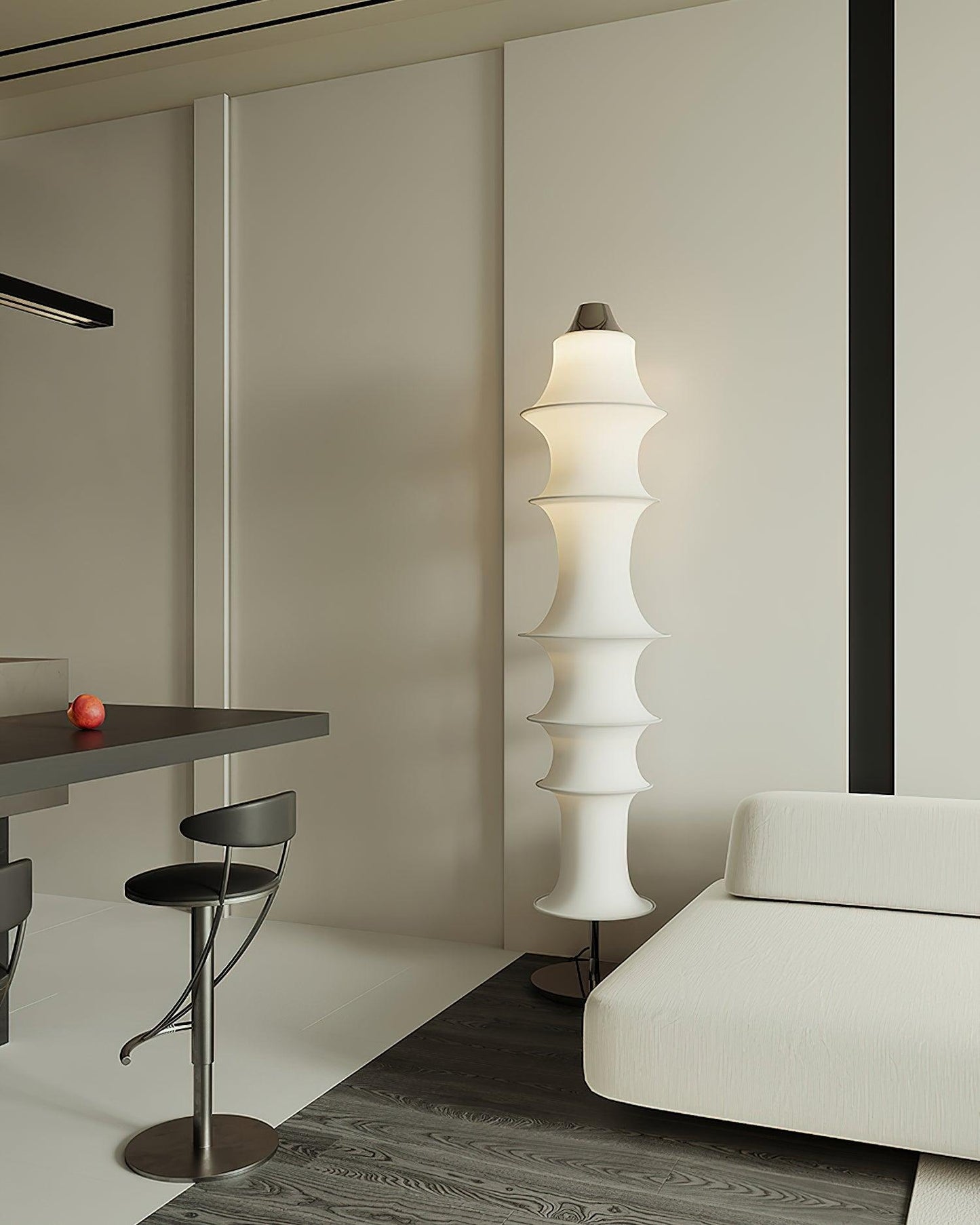 Auston Floor Lamp with LED Light, Modern Design, Indoor Use