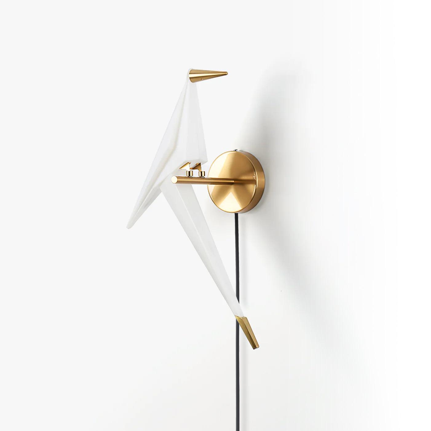 Avian Serenity Plug-In Wall Lamp with Adjustable LED Light