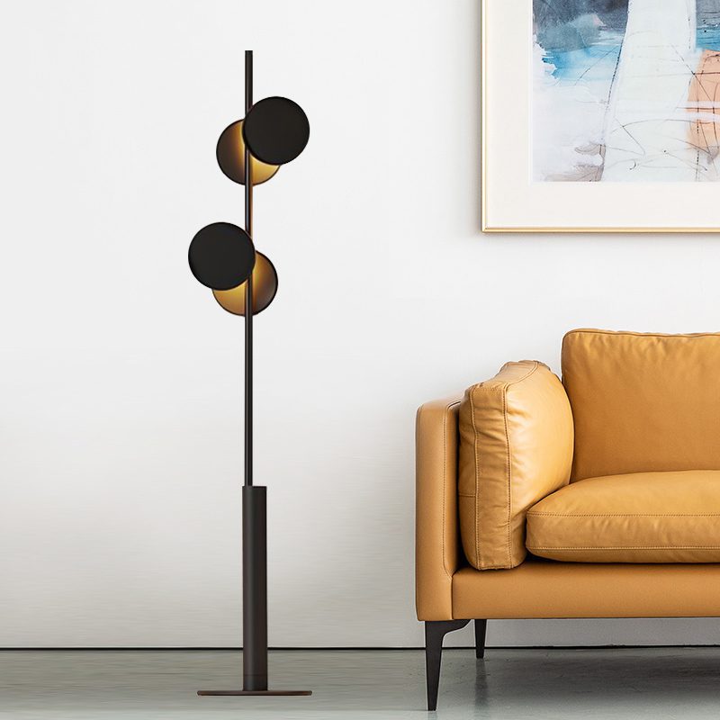 Axis Modular Floor Lamp with LED Dimming Functionality