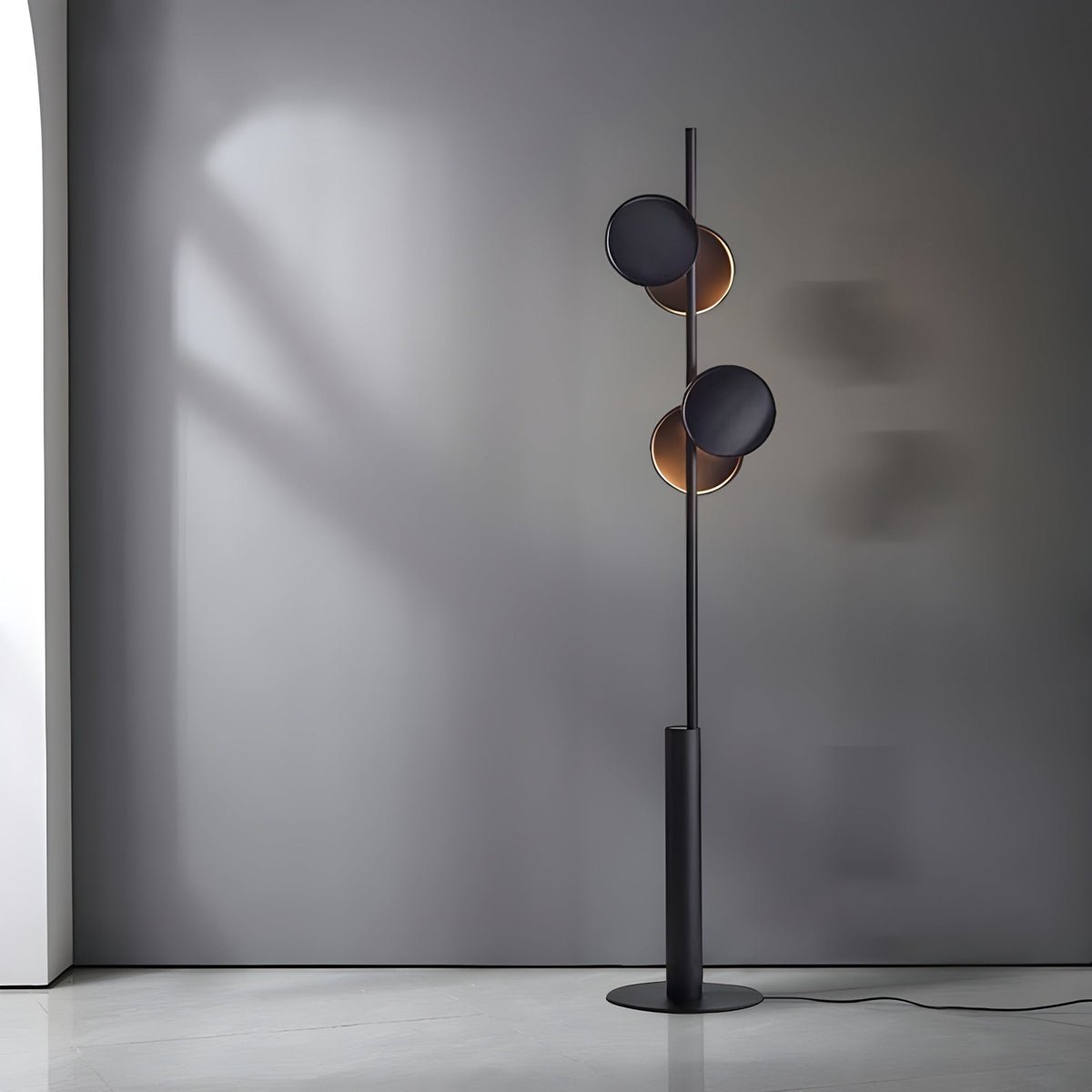 Axis Modular Floor Lamp with LED Dimming Functionality
