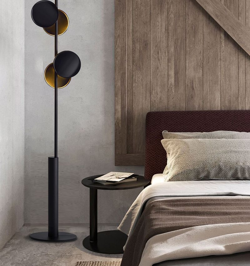 Axis Modular Floor Lamp with LED Dimming Functionality