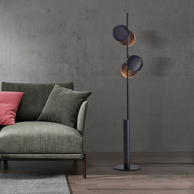 Axis Modular Floor Lamp with LED Dimming Functionality