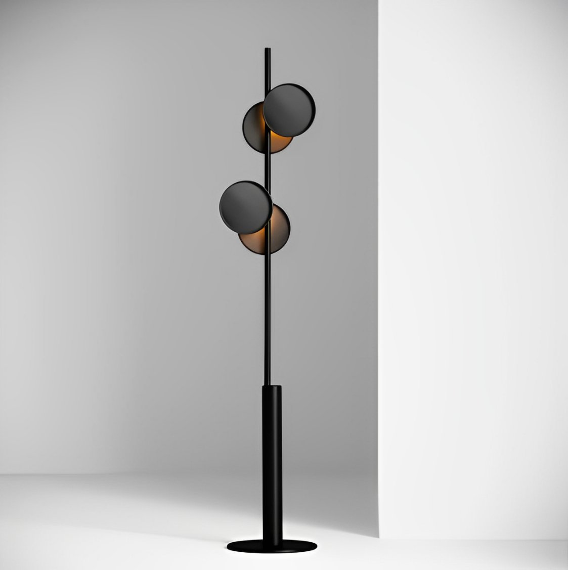 Axis Modular Floor Lamp with LED Dimming Functionality