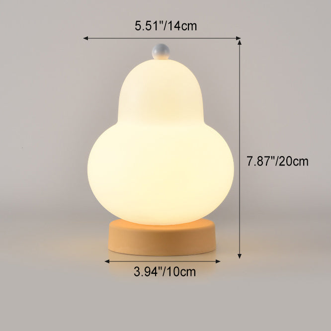 Contemporary Creative Pear Resin LED Table Lamp for Living Room