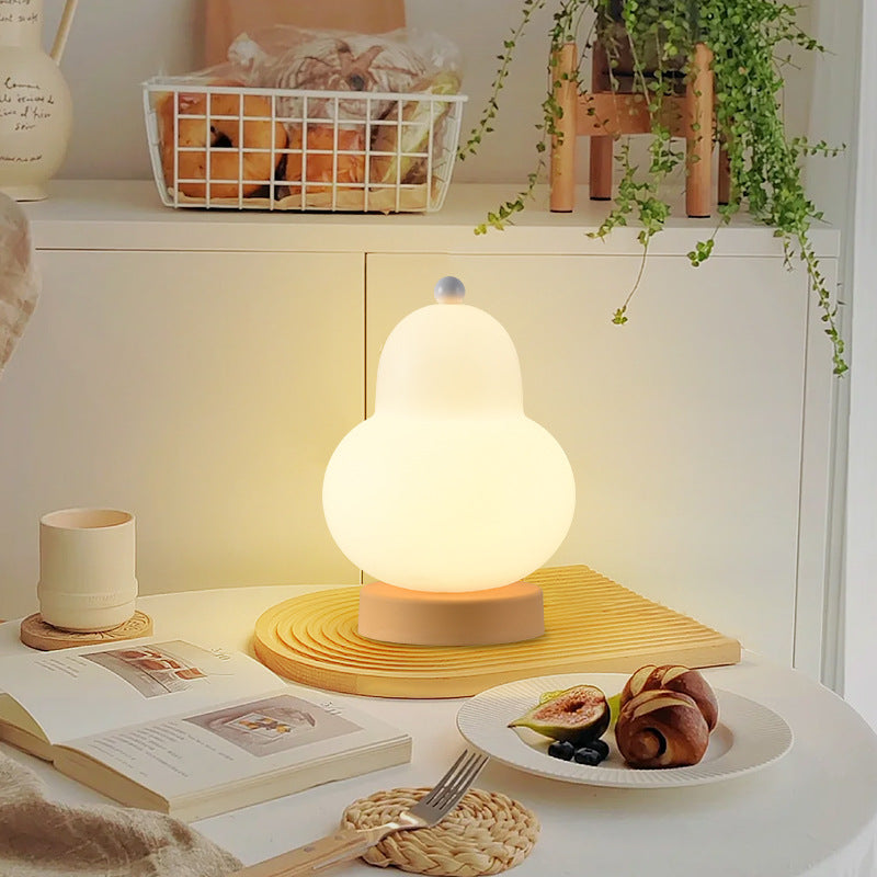 Contemporary Creative Pear Resin LED Table Lamp for Living Room