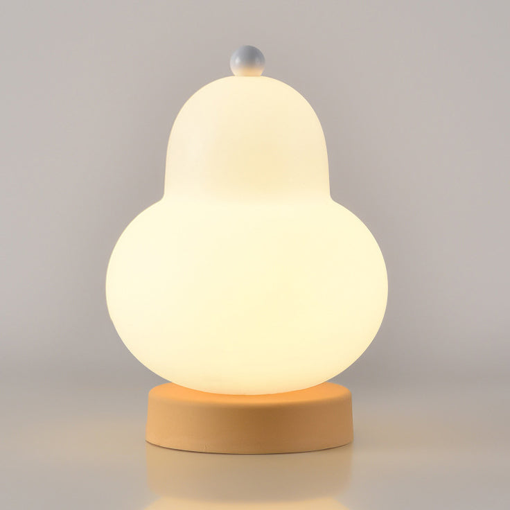 Contemporary Creative Pear Resin LED Table Lamp for Living Room