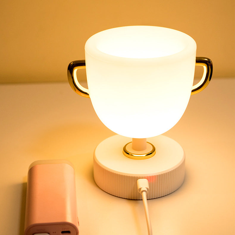 Contemporary Creative Plastic LED Table Lamp for Living Room