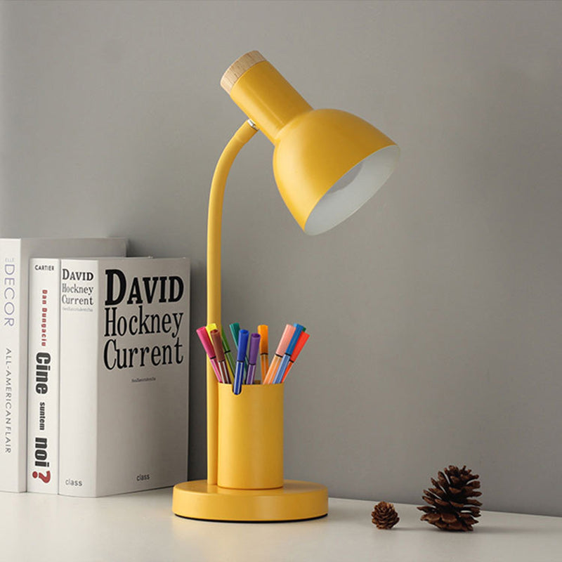 Modern Minimalist Round Horn Shape Desk Lamp - LED 1 Light for Bedroom