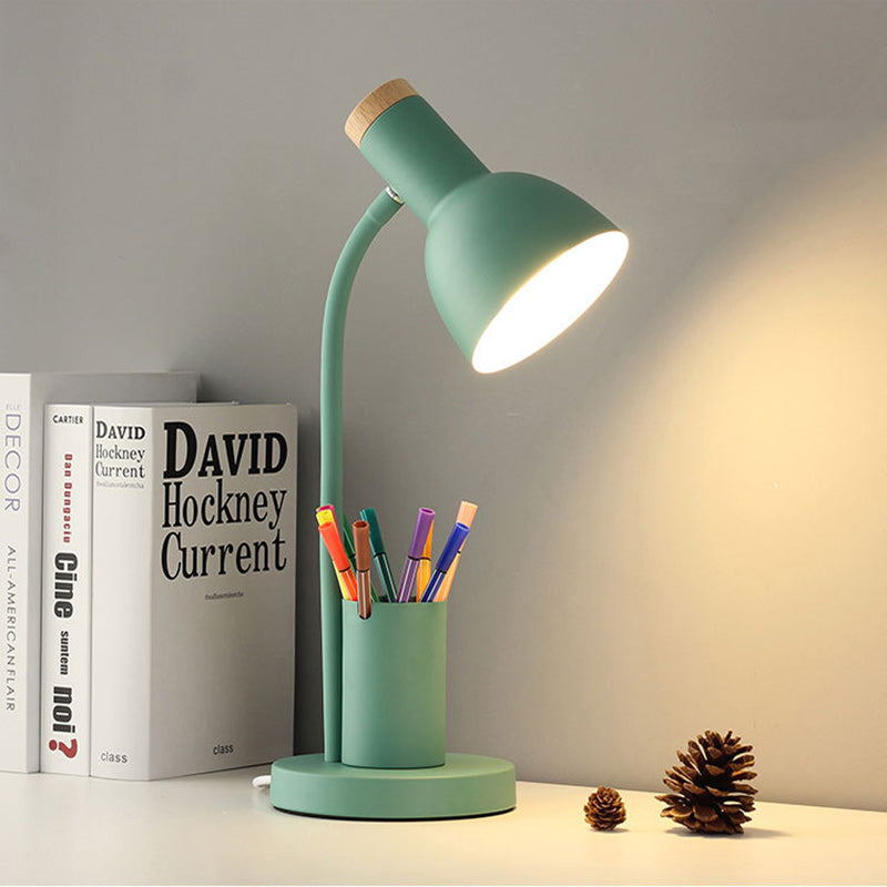 Modern Minimalist Round Horn Shape Desk Lamp - LED 1 Light for Bedroom
