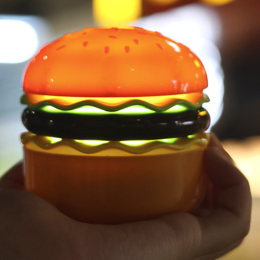 Contemporary Creative Hamburger LED Table Lamp for Bedroom