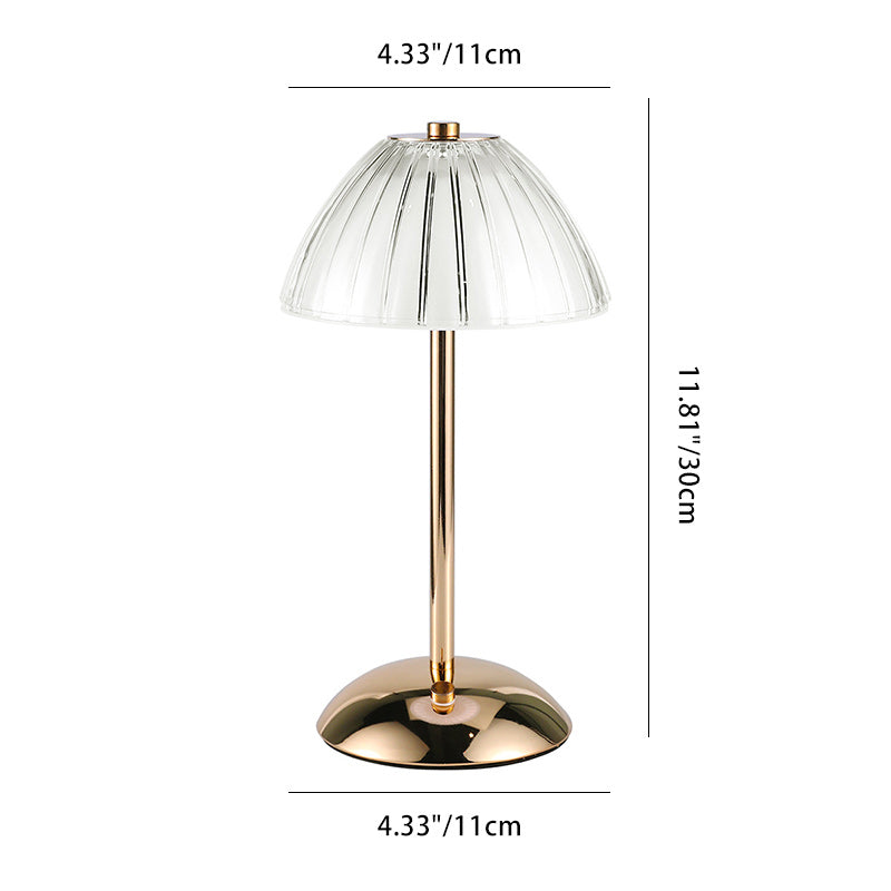 Contemporary Nordic Dome Iron Acrylic LED Table Lamp Living Room